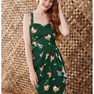 Her Universe - Disney Mickey Mouse & Minnie Mouse Tropical Dress - large